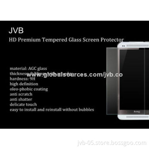 Premium Tempered Glass Screen Protector/Screen Guard for HTC One M8